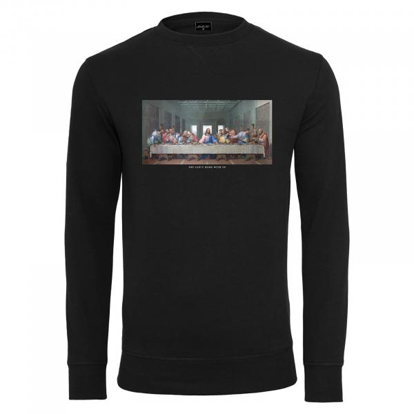 Mikina Urban Classics Canīt Hang With Us Crewneck Black L