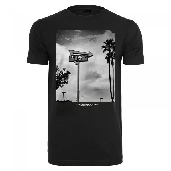 Tričko Urban Classics California Love Tee Black XS