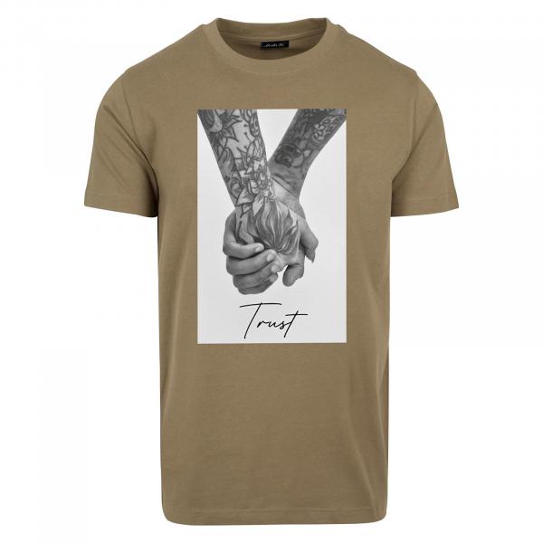 Tričko Urban Classics Trust 2.0 Tee Olive M