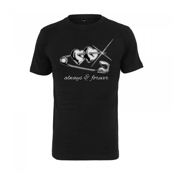 Tričko Urban Classics Always And Ever Tee Black XS