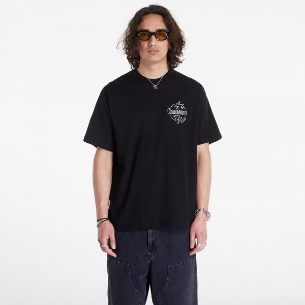 Tričko Carhartt WIP S/S Ablaze T-Shirt UNISEX Black/ Wax XS
