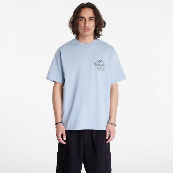 Tričko Carhartt WIP S/S Ablaze T-Shirt UNISEX Misty Sky/ Black S