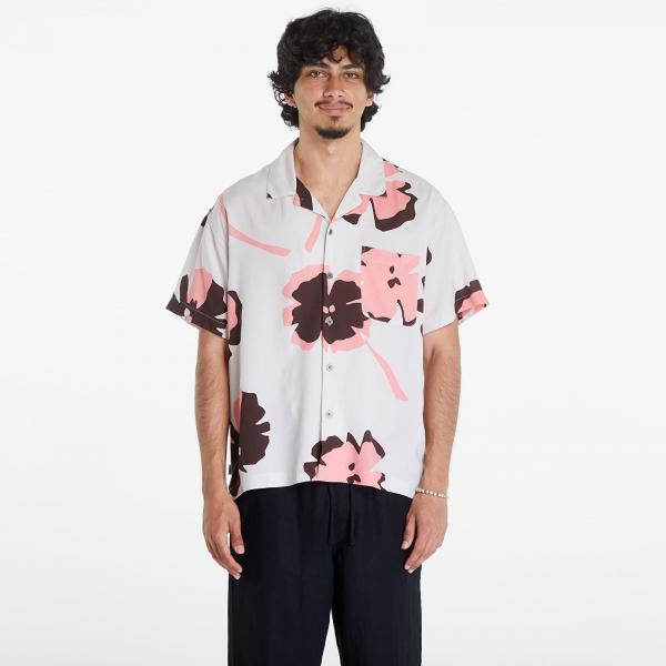Košile OBEY Paper Cuts Woven Shirt Nimbus Cloud/ Multi L