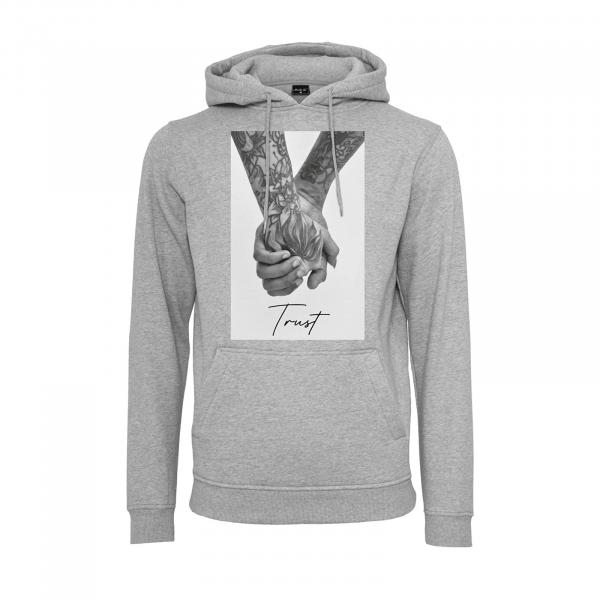 Mikina Urban Classics Trust 2.0 Hoody Heather Grey S