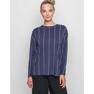 Triko Thinking MU Vertical Thin Stripes Mood Indigo
