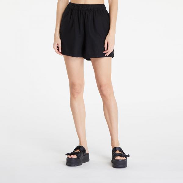 Šortky Urban Classics Ladies Linen Mixed Boxer Shorts Black L
