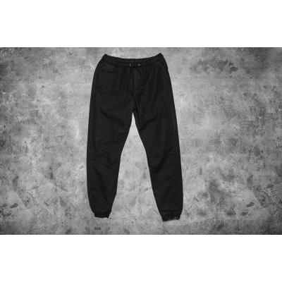 Urban Classics Washed Canvas Jogging Pants Black