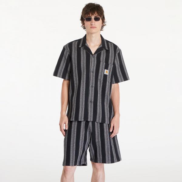 Košile Carhartt WIP Short Sleeve Dodson Shirt UNISEX Dodson Stripe/ Black XS