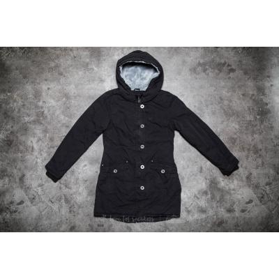 Urban Classics Ladies Garment Washed Long Parka Black