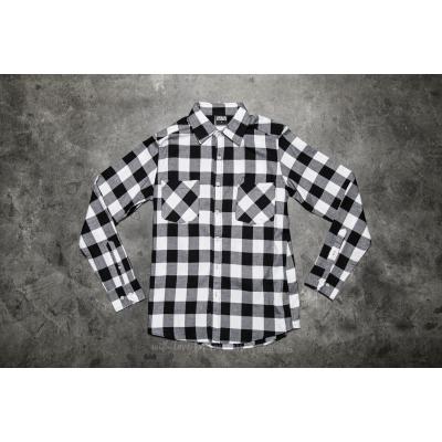 Urban Classics Checked Flanell Shirt Black/ White