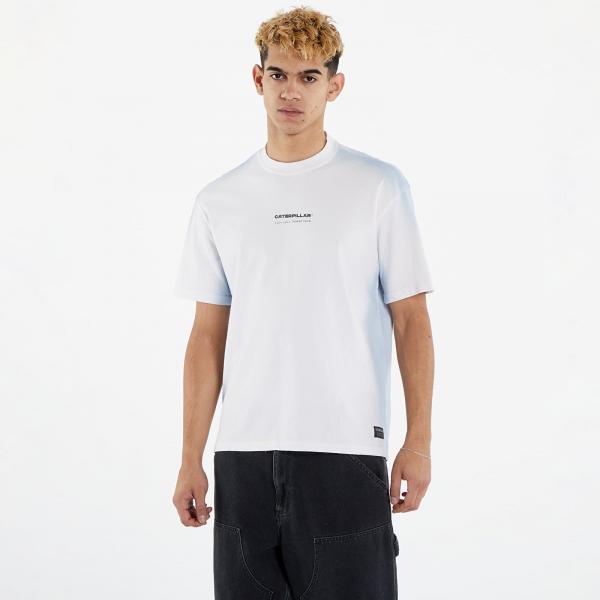 Tričko CATERPILLAR Freeze Tee White/ Light Blue M