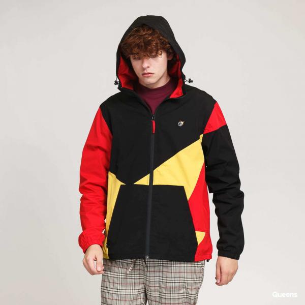 Bunda The Hundreds Ignite Jacket Black/ Yellow/ Red S
