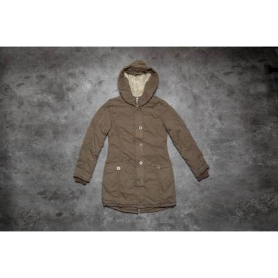 Urban Classics Ladies Garment Washed Long Parka Olive