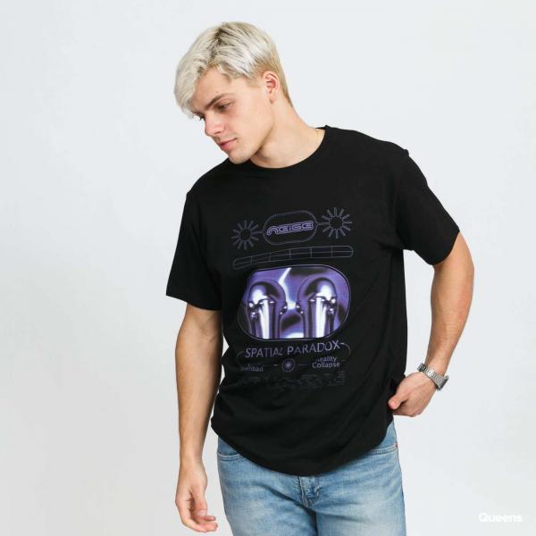 Tričko Neige Spatial Paradox Tee Black M