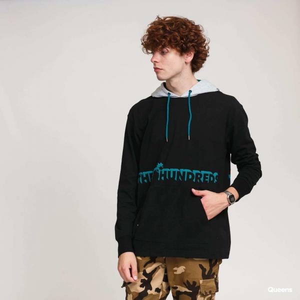 Tričko The Hundreds Beta Hooded LS T-Shirt černé S