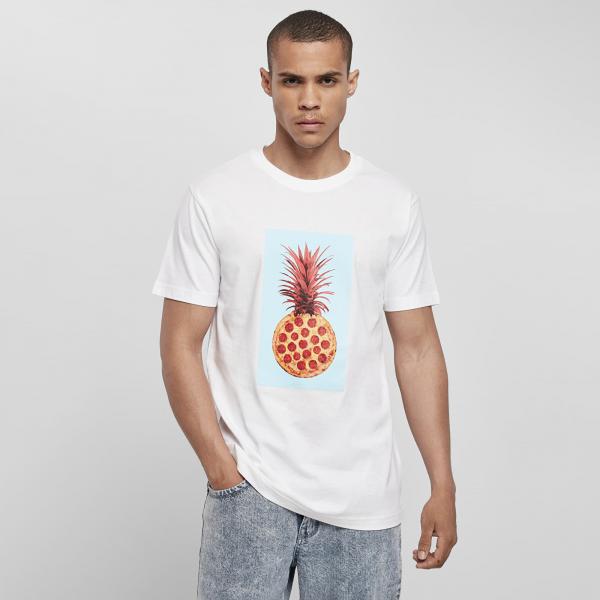 Tričko Urban Classics Pizza Pineapple Tee White S