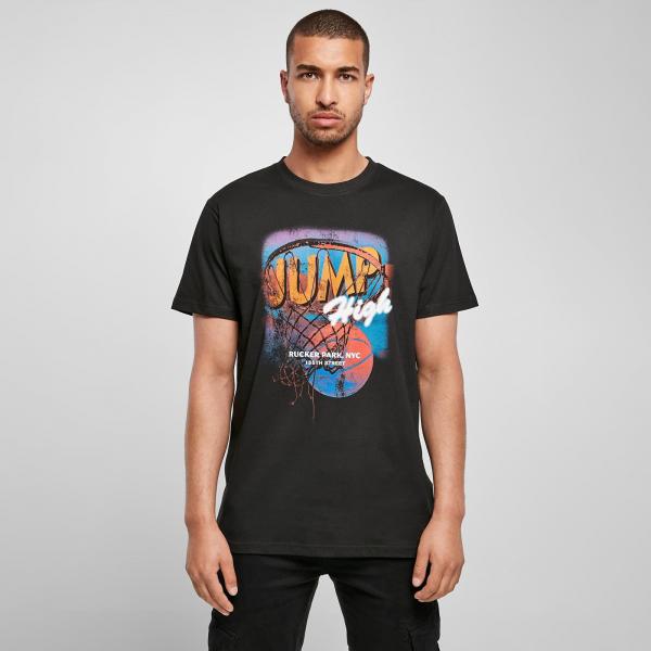 Tričko Urban Classics Jump High Tee Black XL