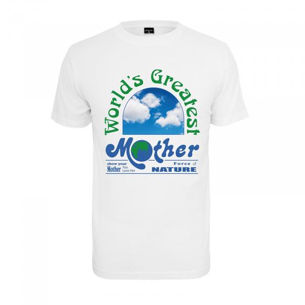 Tričko Urban Classics Mother Nature Day Tee White S