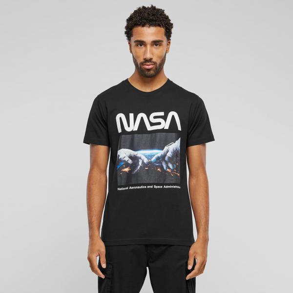 Tričko Urban Classics NASA Astronaut Hands Tee černé M