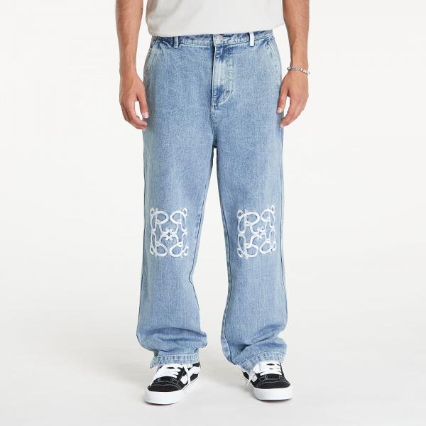 Kalhoty RIPNDIP Ranagram Denim Pants Medium Wash XS