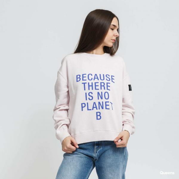 Mikina Ecoalf W Becausalf Sweatshirt Light Pink XL