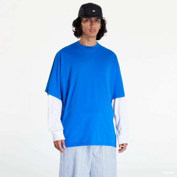Tričko PREACH Logo Wording T-Shirt GOTS Blue L