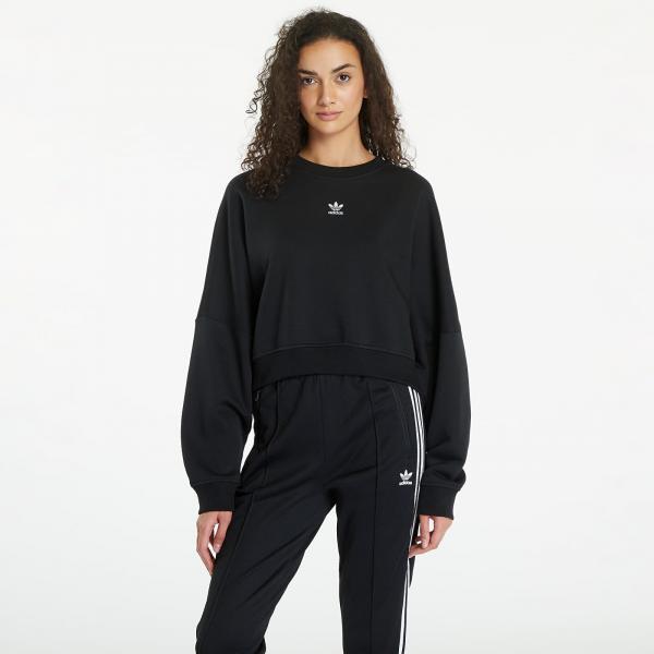 Mikina adidas Essentials Crew Fleece Sweatshirt Black L