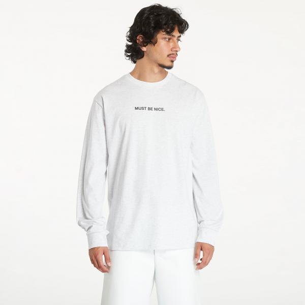 Tričko RIPNDIP Must Be Nice Long Sleeve Tee Ash Heather XL