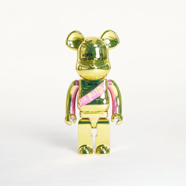 Medicom Toy BE@RBRICK Sex Pistols "NEVER MIND THE BOLLOCKS" 1000% Chrome Universal