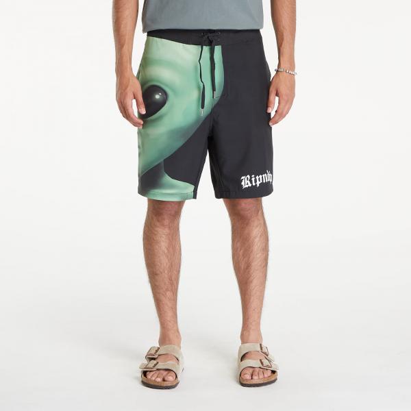 Plavky RIPNDIP We Come In Peace Swim Shorts Black S