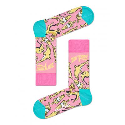 Ponožky Happy Socks Pasta Oner Don't Panic Pink