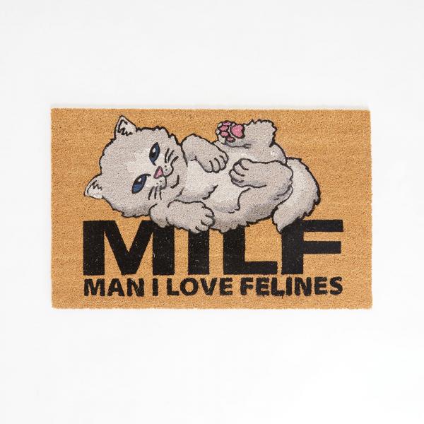 RIPNDIP Man I Love Felines Rug Brown Universal