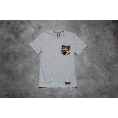 adidas Camo Pocket Tee Heather Grey
