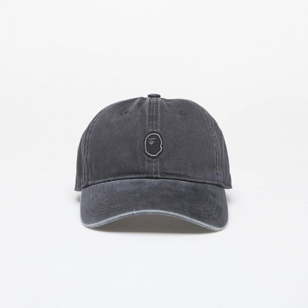 Kšiltovka A BATHING APE Garment Dye One Point Cap Black Universal