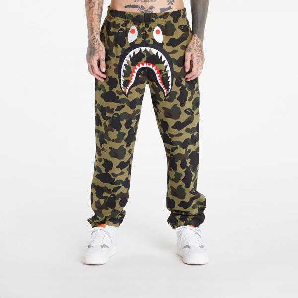 Tepláky A BATHING APE 1St Camo Shark Sweatpants Green M