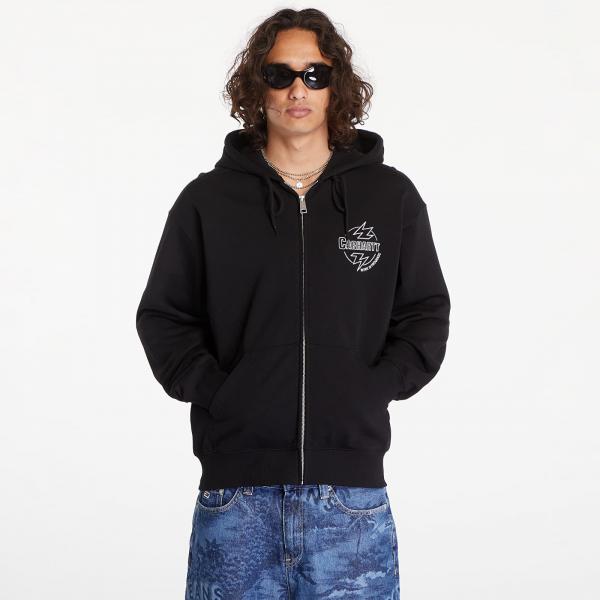 Mikina Carhartt WIP Hooded Ablaze Jacket UNISEX Black/ Wax S
