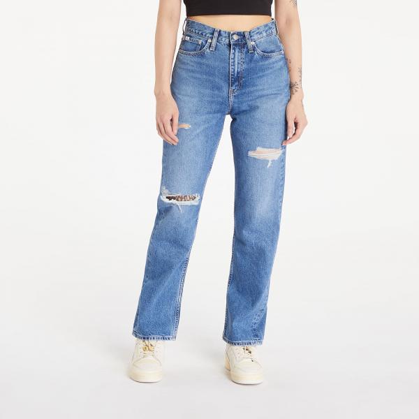 Džíny Calvin Klein Jeans High Rise Straight Denim Medium W28/L30