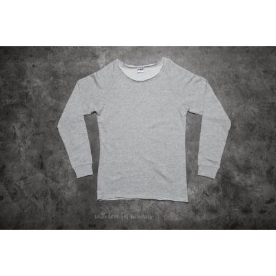 Urban Classics Long Open Edge Terry Crewneck Grey