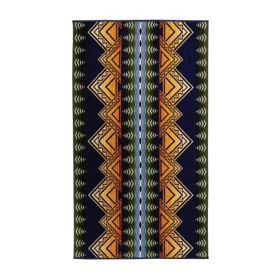 Pendleton Oversized Jacquard Towel Midnight American Treasures
