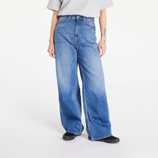 Džíny Tommy Jeans Claire High Rise Wide Leg Distressed Jeans Denim Medium W28/L30