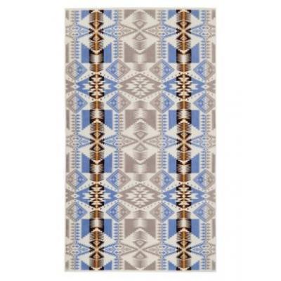Pendleton Oversized Jacquard Towel Silver Bark