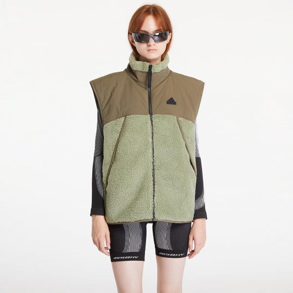 Bunda adidas City Escape Reversible Vest Tent Green / Olive Strata M