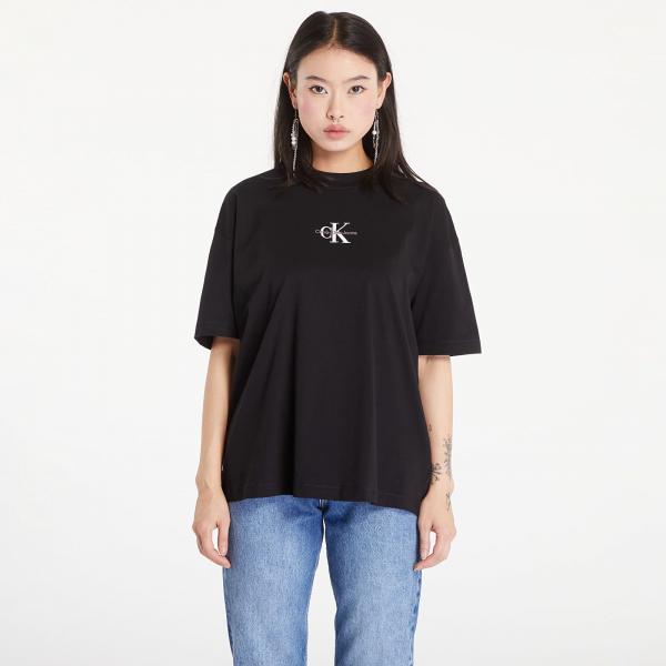 Tričko Calvin Klein Jeans Monogram Boyfriend T-Shirt Black M