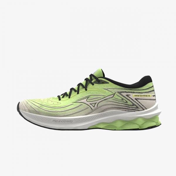 Tenisky Mizuno Wave Skyrise 5 Neo Lime/ Black/ Pristine EUR 45
