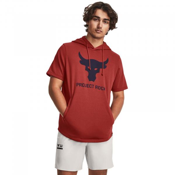 Mikina Under Armour Pjt Rock Terry SS Hoodie Red M