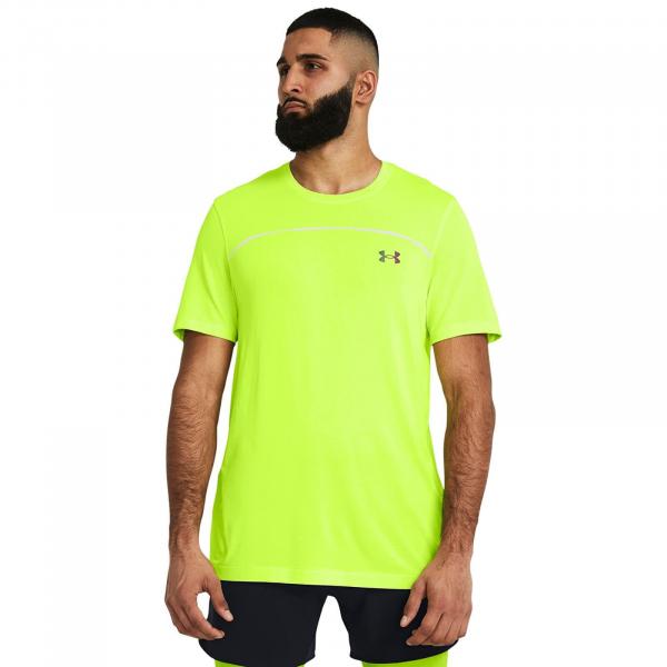Tričko Under Armour Rush Seamless Wordmark SS Green L