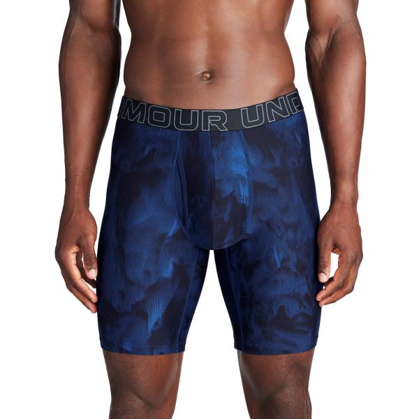 Boxerky Under Armour M Perf Tech Nov 9in 3-Pack Blue S