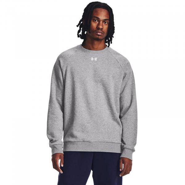 Mikina Under Armour Rival Fleece Crew Gray XL