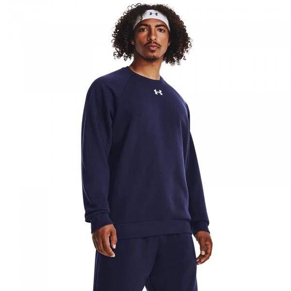 Mikina Under Armour Rival Fleece Crew Blue XXL