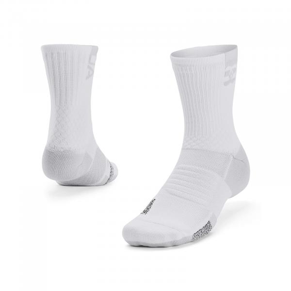 Ponožky Under Armour AD Playmaker 1-Pack Mid White M